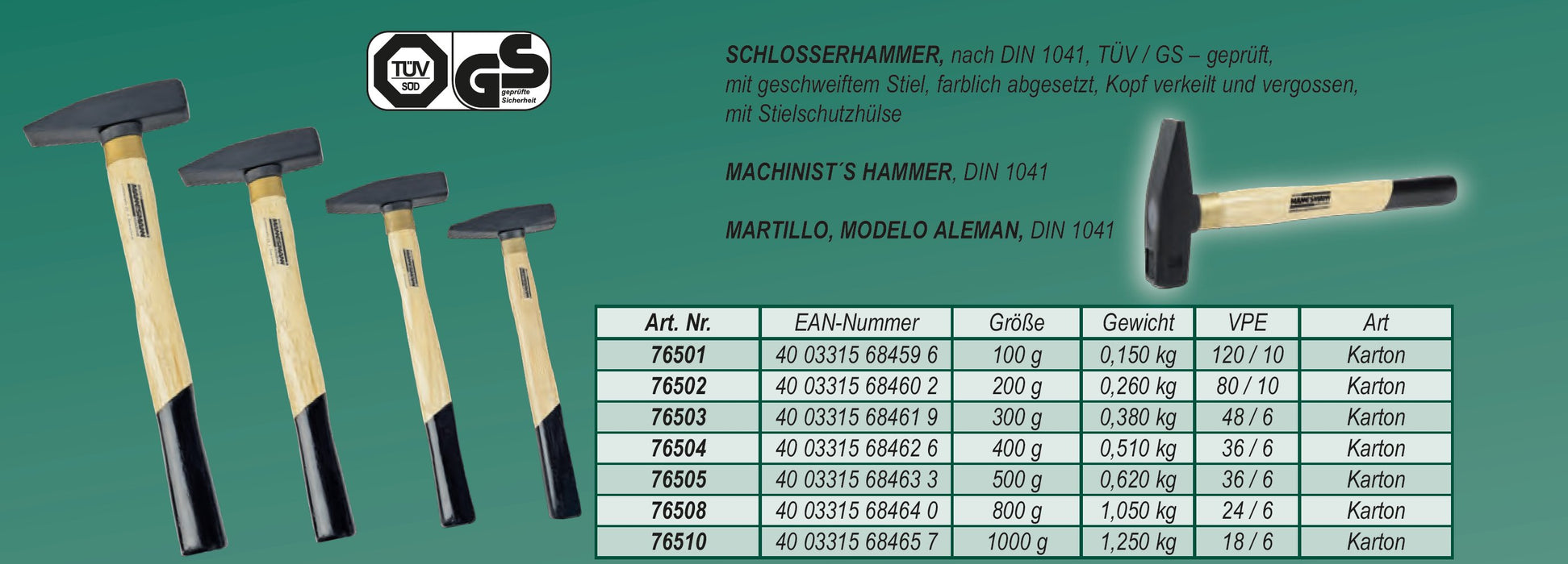 EAN 4003315845607 - BRÜDER MANNESMANN M00190 llave de tubo 1 pieza(s) imagen 2