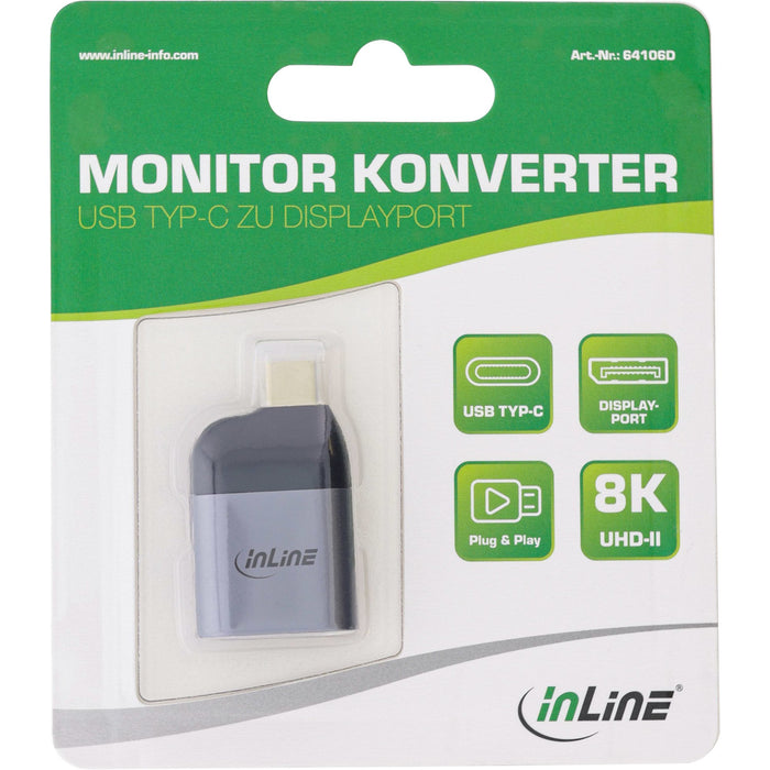 EAN 4043718301119 - InLine 64106D adaptador de cable de vídeo Gris imagen 3