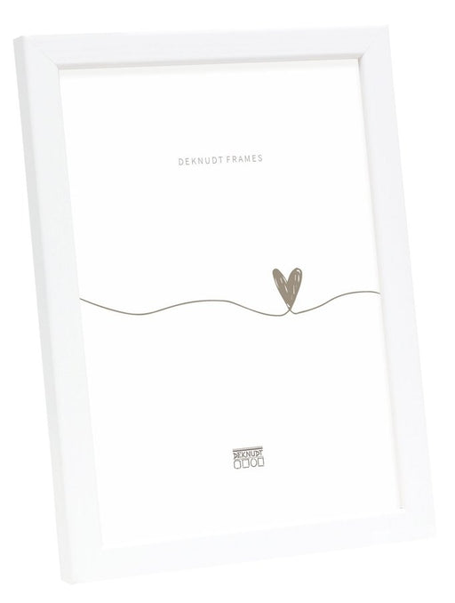 EAN 5412065680861 - Deknudt S41JK1 30x30 hout wit, smalle lijst Expositor de pie retroiluminado Blanco imagen 1