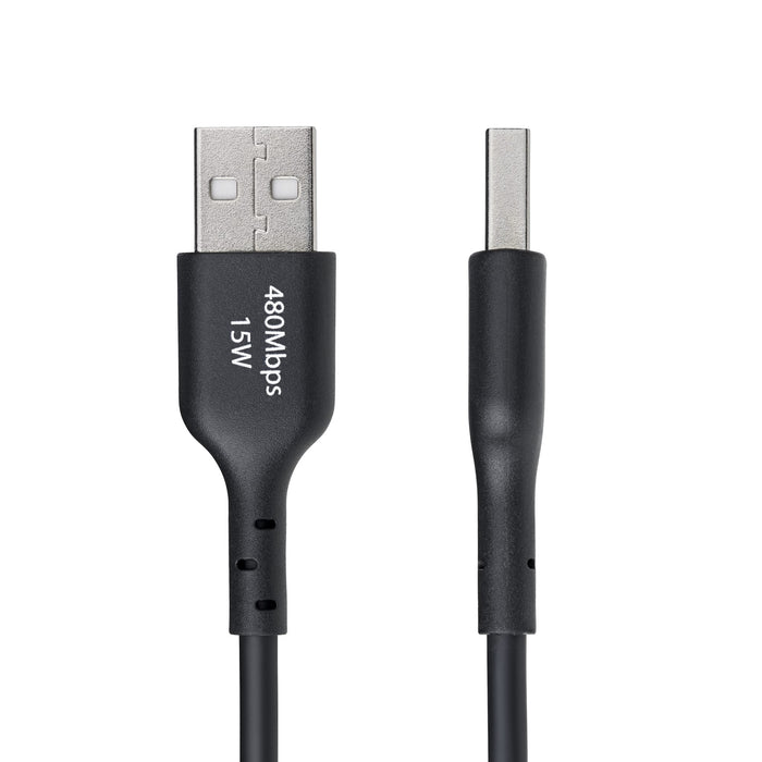 EAN 65030922456 - StarTech.com USB2AC15CMBK cable USB USB 2.0 0,15 m USB A USB C Negro imagen 2
