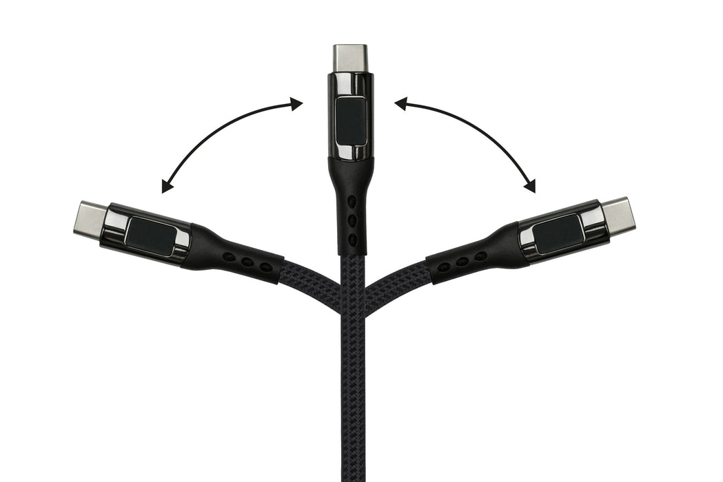 EAN 4014619881468 - Alcasa 2213-D010S cable USB USB 2.0 1 m USB C Grafito imagen 4
