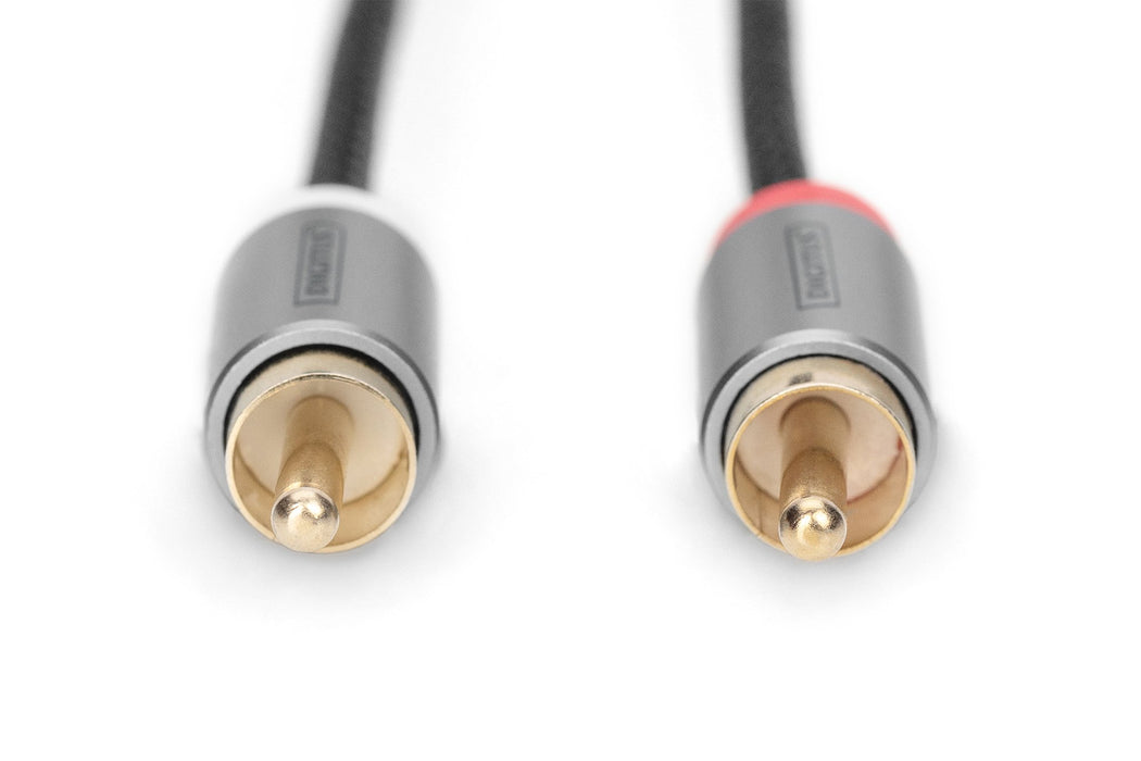 EAN 4016032481355 - Digitus DB-510330-030-S cable de audio 3 m 2 x RCA Negro imagen 2