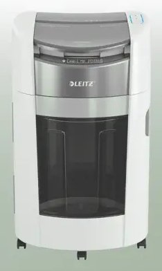 EAN 4002432143351 - Leitz IQ OptiMax Autofeed Office 300 P4 triturador de papel Corte cruzado 55 dB 22,5 cm Blanco imagen 11