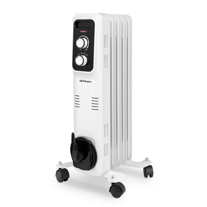 EAN 8435568405226 - Orbegozo 18023 calefactor eléctrico Interior Negro, Blanco 1000 W Radiador de aceite eléctrico imagen 1