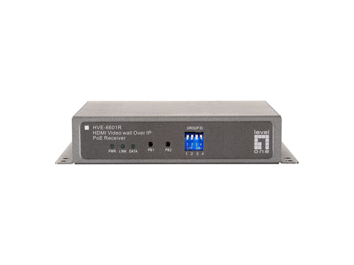 EAN 4015867175620 - LevelOne HVE-6601R extensor audio/video Receptor AV Gris imagen 3