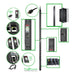 EAN 731304356264 - APC NetShelter™ 9000 unidad de distribución de energía (PDU) 24 salidas AC 0U Negro imagen 13