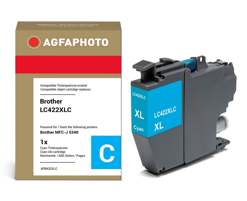 EAN 4250164920515 - AgfaPhoto Nicht kategorisiert cartucho de tinta 1 pieza(s) Compatible Alto rendimiento (XL) Cian imagen 1