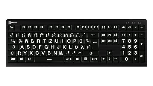 EAN 5707795018429 - Logickeyboard LKB-LPWB-A2PC-DE teclado Universal USB QWERTZ Alemán Negro imagen 1