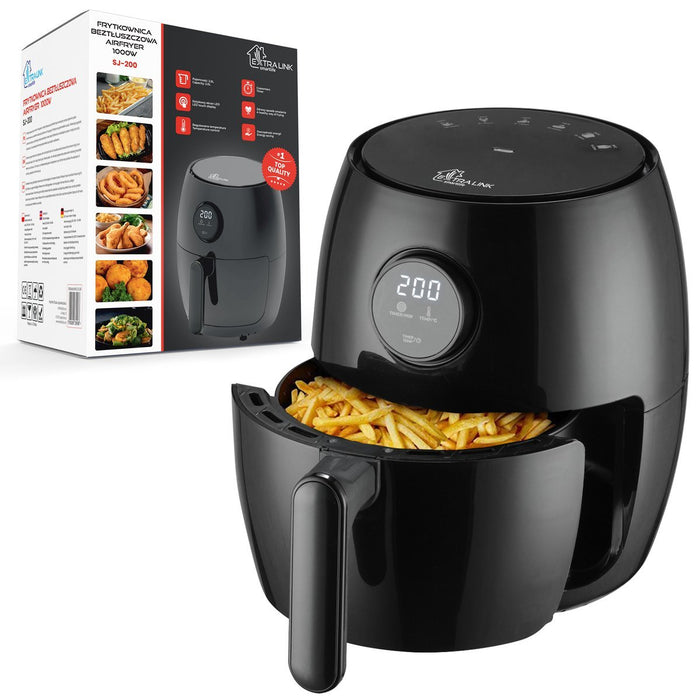 EAN 5906168633218 - Extralink HOME AIR FRYER 2L EU SJ-200 freidora Sencillo Independiente 1000 W Freidora de aire caliente Ne imagen 1