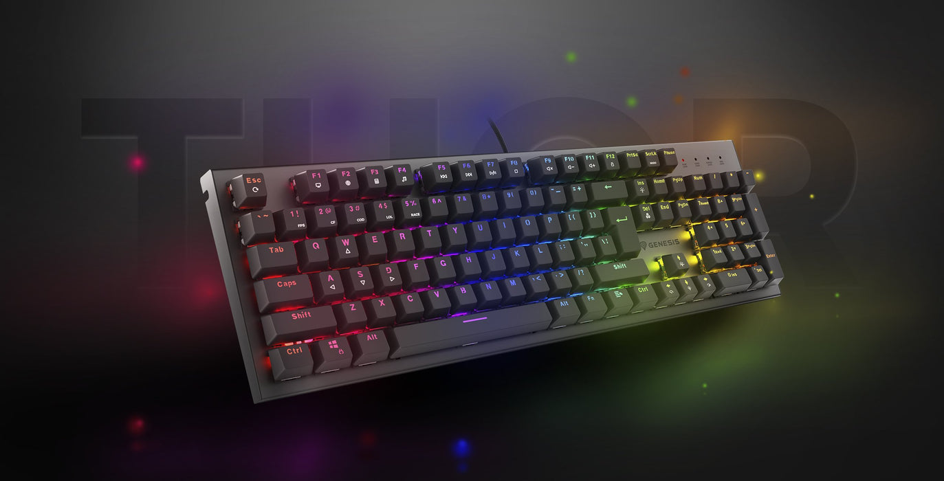EAN 5901969432909 - GENESIS Thor 303 teclado Juego USB QWERTY Internacional de EE.UU. Negro imagen 10