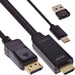EAN 4043718336128 - InLine 17161I adaptador de cable de vídeo 1 m Negro imagen 1