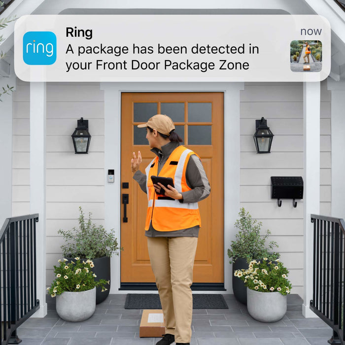 EAN 0840268915315 - Ring Battery Doorbell Plus Negro, Níquel imagen 3