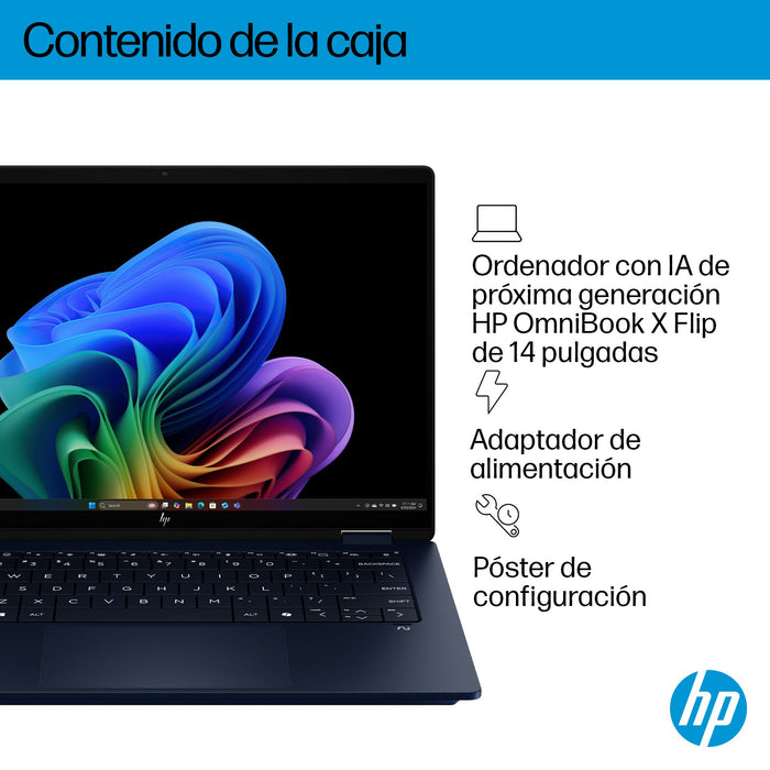 EAN 199251605406 - HP OmniBook X FlipNGAI 14-fm0013ns Copilot+ PC Intel Core Ultra 5 226V Híbrido (2-en-1) 35,6 cm (14") Pant imagen 6
