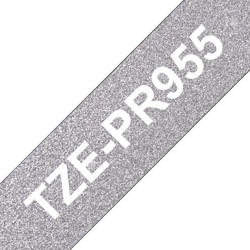 EAN 4977766783682 - Brother TZE-PR955 cinta para impresora de etiquetas Blanco sobre plata imagen 1