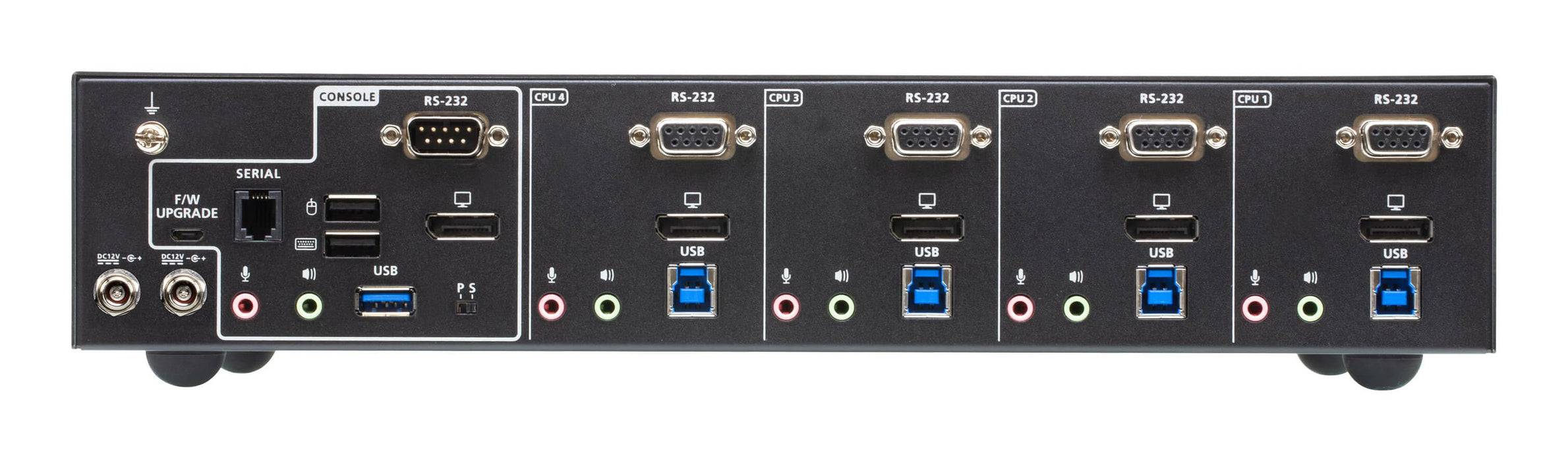 EAN 4710469343100 - ATEN CS1924ATC interruptor KVM Negro imagen 3