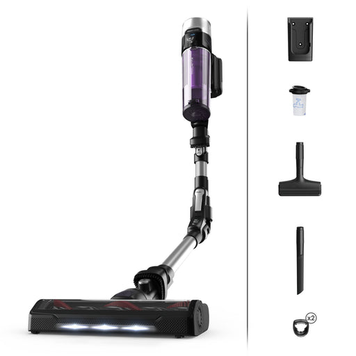 EAN 3221616048010 - Rowenta RH2037 Aspiradora escoba 2 en 1 Batería Secar Sin bolsa 0,4 L 250 W Negro, Púrpura imagen 1