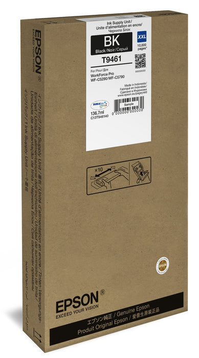EAN 8715946645384 - Epson C13T946140 cartucho de tinta 1 pieza(s) Original Extra (Súper) alto rendimiento Negro imagen 2
