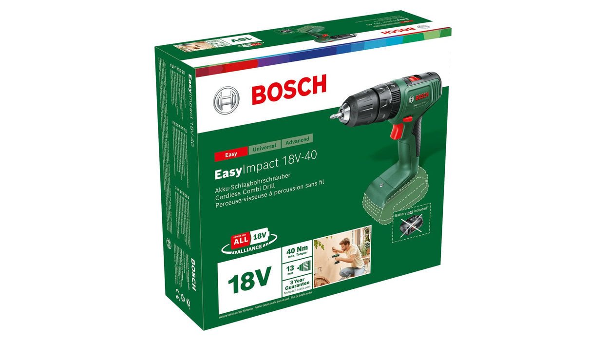 EAN 4053423230703 - Bosch 0 603 9D8 100 destornillador eléctrico y llave de impacto 1630 RPM Negro, Verde imagen 3