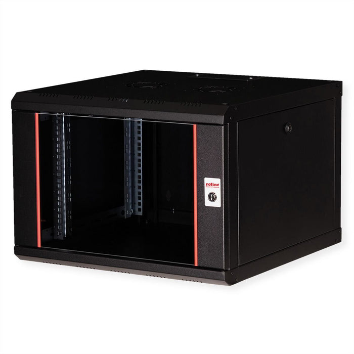 EAN 7630049601741 - ROLINE 26.21.0171 armario rack 7U Bastidor de pared Negro imagen 1