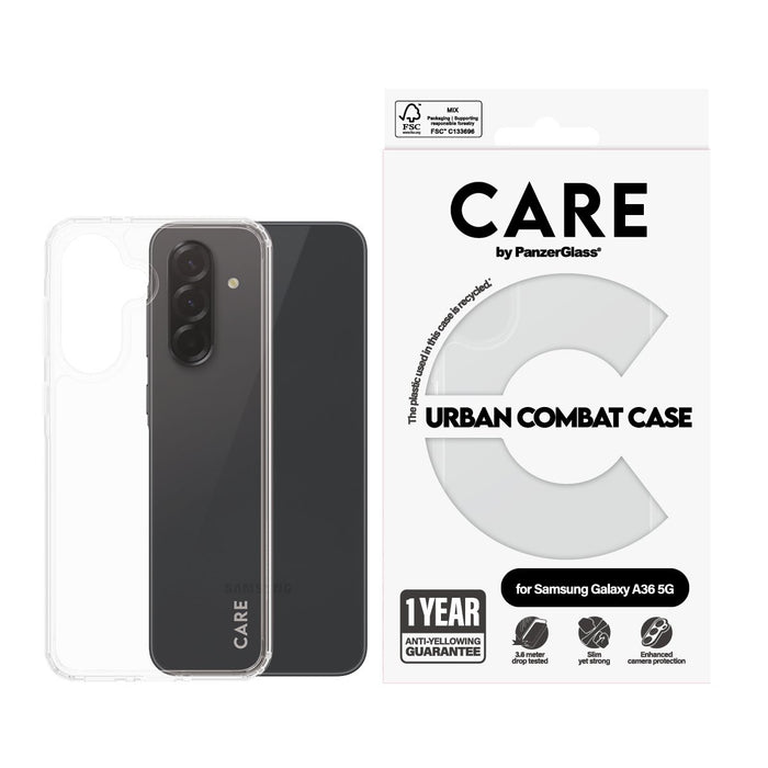 EAN 5715685016875 - PanzerGlass CARE™ by ® Urban Combat Case Transparent Samsung Galaxy A36 5G funda para teléfono móvil Tran imagen 2