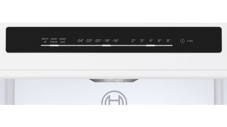 EAN 4242005376254 - Bosch KGHN36VICT nevera y congelador Integrado 321 L Acero inoxidable imagen 4