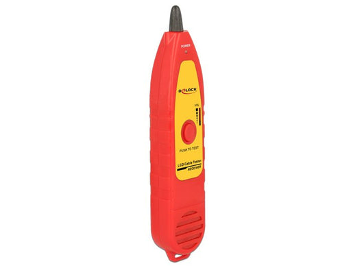 EAN 4043619861095 - DeLOCK 86109 comprobador de cables de red Rojo, Amarillo imagen 1