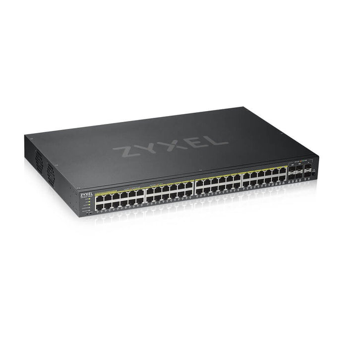 EAN 0760559125592 - Zyxel GS1920-48HPV2 switch Gestionado Gigabit Ethernet (10/100/1000) Energía sobre Ethernet (PoE) Negro imagen 1