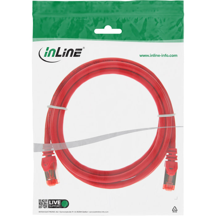 EAN 4043718231881 - InLine 4043718231881 cable de red Rojo 0,5 m Cat6 S/FTP (S-STP) imagen 3