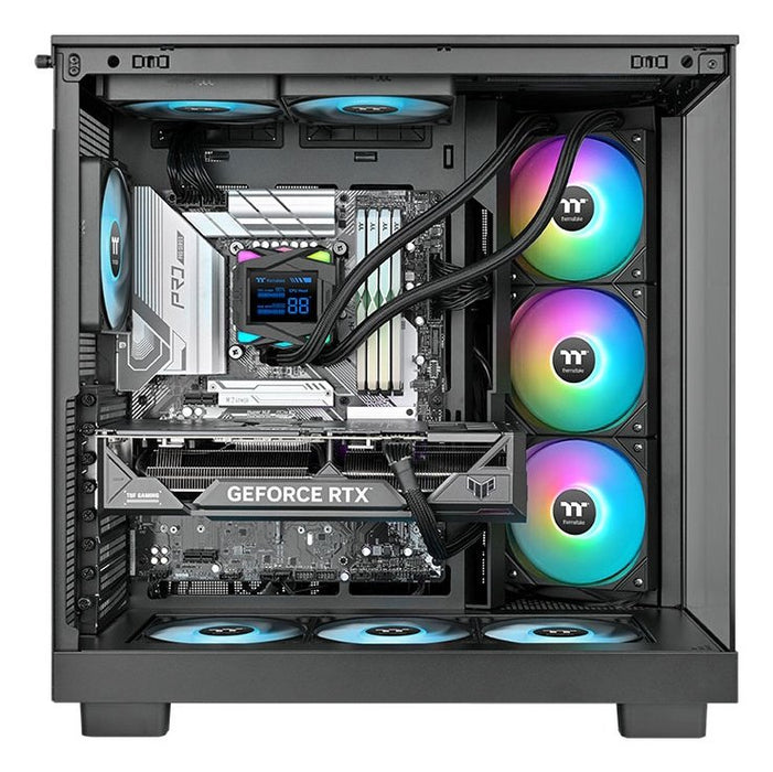 EAN 4711658540287 - Thermaltake LA360-S ARGB Placa base Kit de refrigeración líquida 12 cm Negro 1 pieza(s) imagen 6