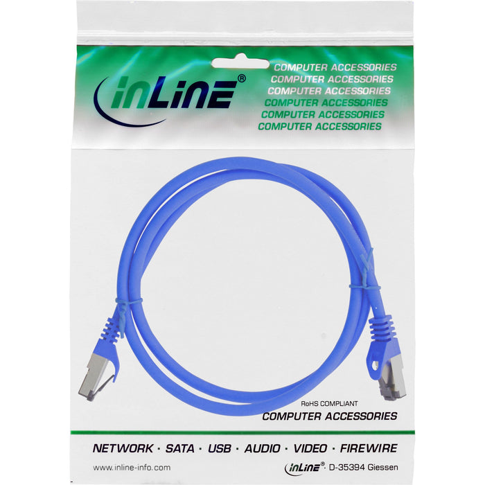 EAN 4043718287178 - InLine 78803B cable de red Azul 3 m Cat8.1 S/FTP (S-STP) imagen 3