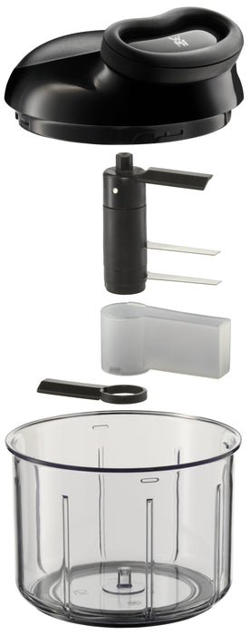 EAN 4000530699336 - WMF Gourmet 18.7678.6040 picadora manual de alimentos Negro, Transparente imagen 7