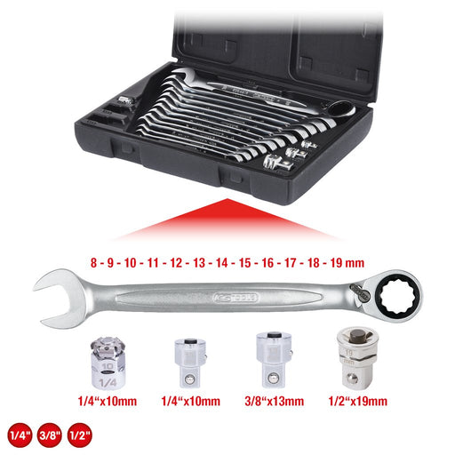 EAN 4042146084830 - KS Tools 503.4666 llave de carraca Acero cromo vanadio 72 pieza(s) imagen 1