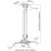 EAN 8057685309661 - Techly ICA-PM 18M montaje para projector Techo Plata imagen 3