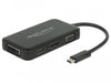 EAN 4043619639298 - DeLOCK 63929 base para portátil y replicador de puertos USB 2.0 Type-C Negro imagen 1