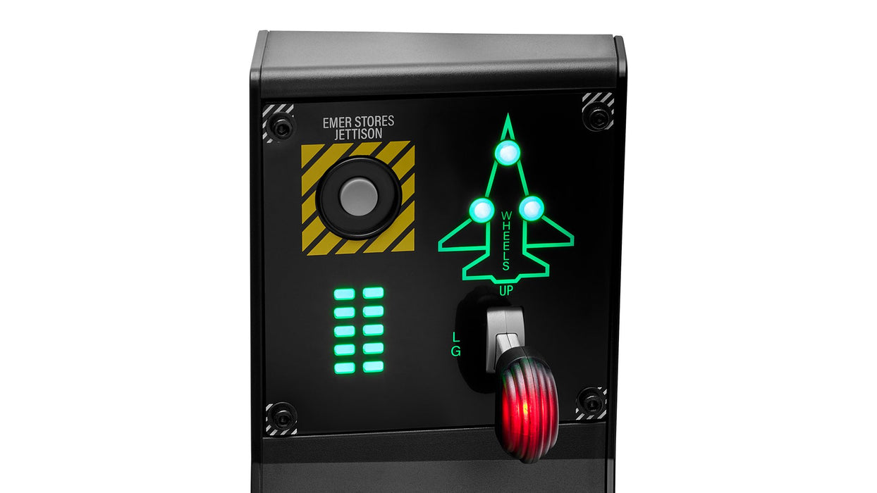 EAN 3362934003302 - Thrustmaster VIPER Panel Negro USB Joystick/Palanca de control lateral + cuadrante de aceleración PC imagen 3
