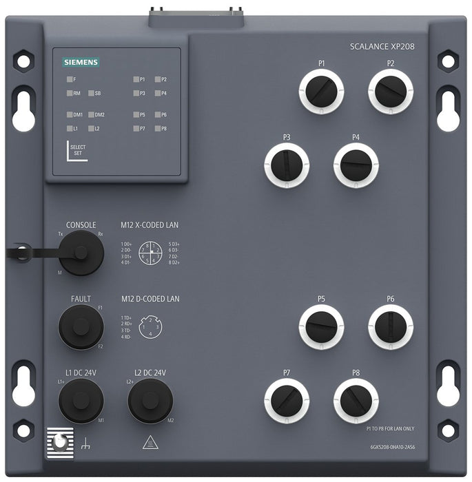 EAN 4047623134756 - Siemens 6GK5208-0HA10-2AS6 switch Gestionado imagen 2