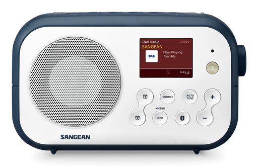 EAN 4711317995328 - Sangean DPR-42BT Portátil Analógico y digital Azul, Blanco imagen 1