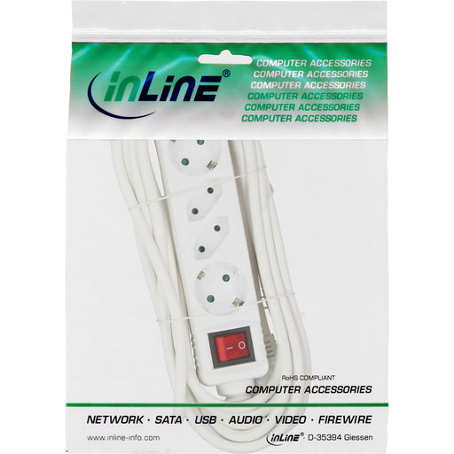 EAN 4043718188062 - InLine 16441T base múltiple 1,5 m 2 salidas AC Blanco imagen 2