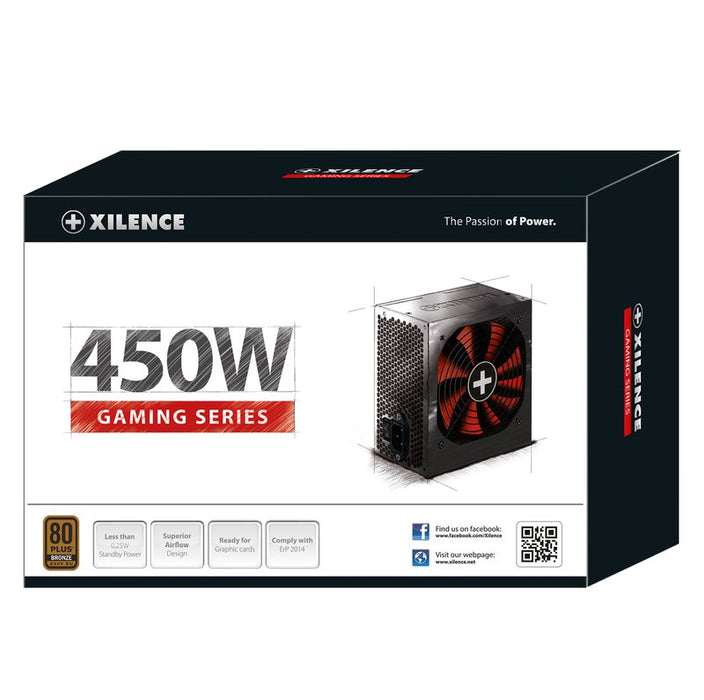 EAN 4044953501661 - Xilence Performance A+ XN213 unidad de fuente de alimentación 450 W 20+4 pin ATX ATX Negro imagen 4