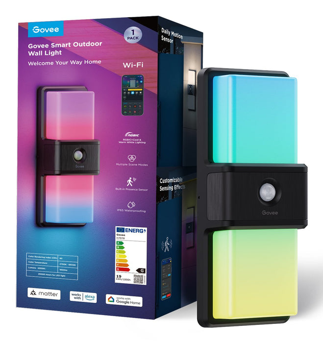 EAN 6974316990352 - Govee H7078 Luz de pared inteligente Wi-Fi/Bluetooth 24 W imagen 2