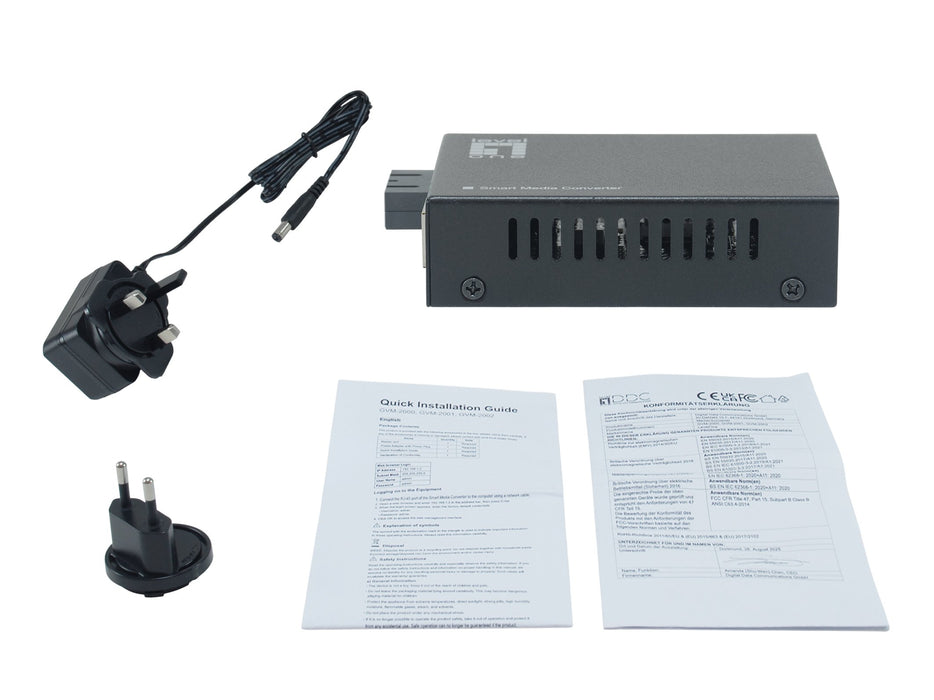 EAN 4015867243176 - LevelOne GVM-2001 convertidor de medio 1000 Mbit/s 850 nm Multimodo Negro imagen 4