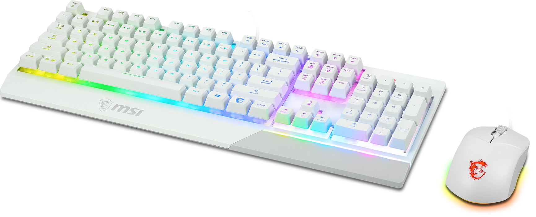 EAN 4719072813925 - MSI S11-04DE305-CLA teclado Ratón incluido Juego USB QWERTZ Alemán Blanco imagen 2