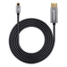 EAN 0766623354844 - Manhattan 354844 adaptador de cable de vídeo 2 m USB Tipo C Negro, Plata imagen 5