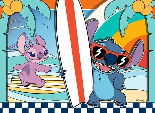 EAN 4005555040309 - Ravensburger Disney Stitch 4-Pack Puzzle rompecabezas 12 pieza(s) Dibujos imagen 2