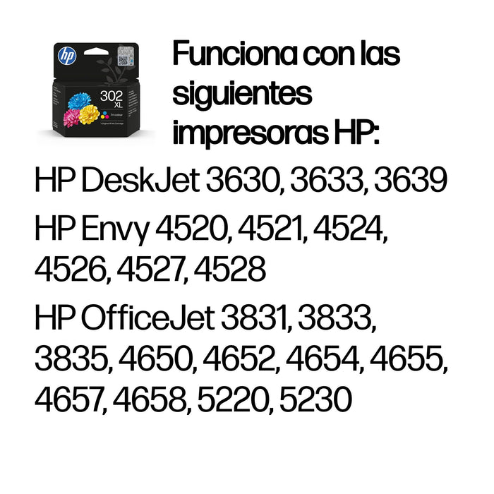EAN 888793803097 - HP 302XL High Yield Tri-color Original Ink Cartridge cartucho de tinta 1 pieza(s) Alto Cian, Magenta, Amar imagen 2
