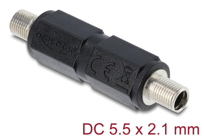 EAN 4043619909414 - DeLOCK 90941 cambiador de género para cable DC 5.5 x 2.1 mm Negro imagen 2