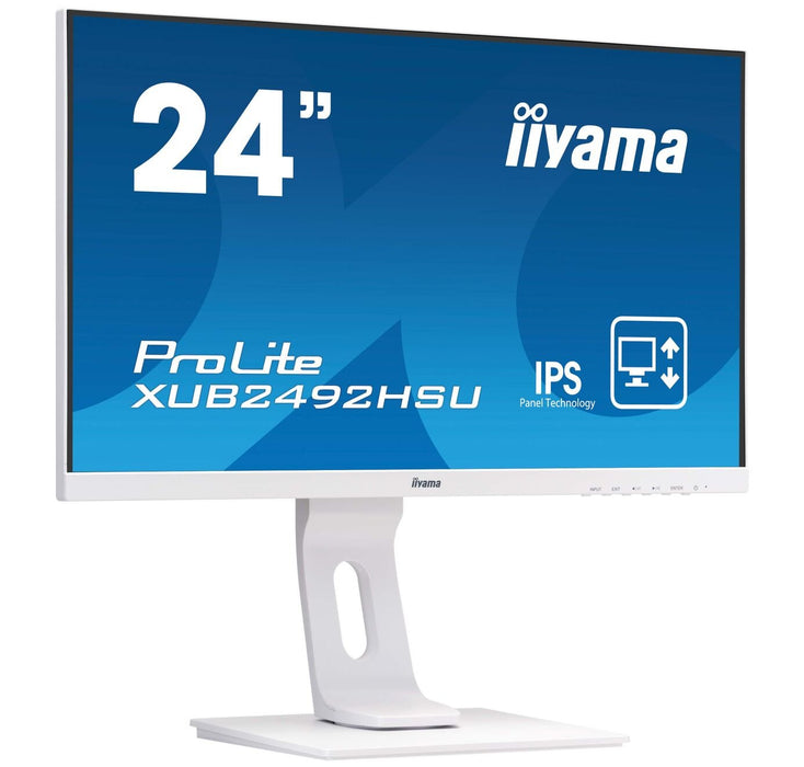 EAN 4948570115549 - iiyama ProLite XUB2492HSU-W1 pantalla para PC 60,5 cm (23.8") 1920 x 1080 Pixeles Full HD LED Blanco imagen 2