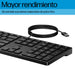 EAN 0194721888167 - HP 320K Wired Keyboard teclado Oficina USB Negro imagen 7