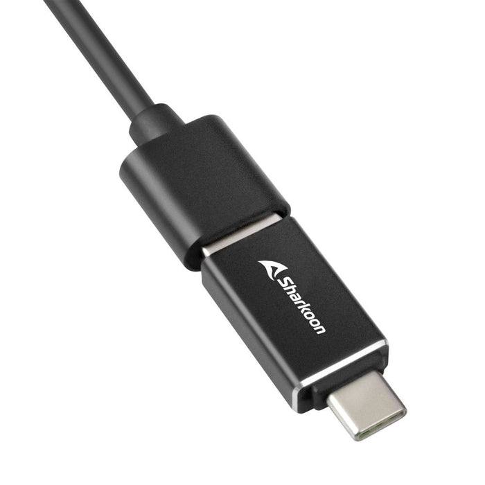 EAN 4044951037582 - Sharkoon 4044951037582 hub de interfaz USB 3.2 Gen 1 (3.1 Gen 1) Type-C 5000 Mbit/s Negro imagen 2