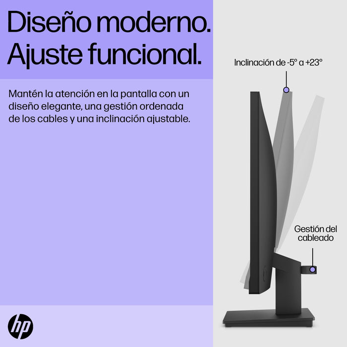 EAN 5715063139813 - HP V24i G5 FHD Monitor pantalla para PC 60,5 cm (23.8") 1920 x 1080 Pixeles Full HD LCD Negro imagen 8